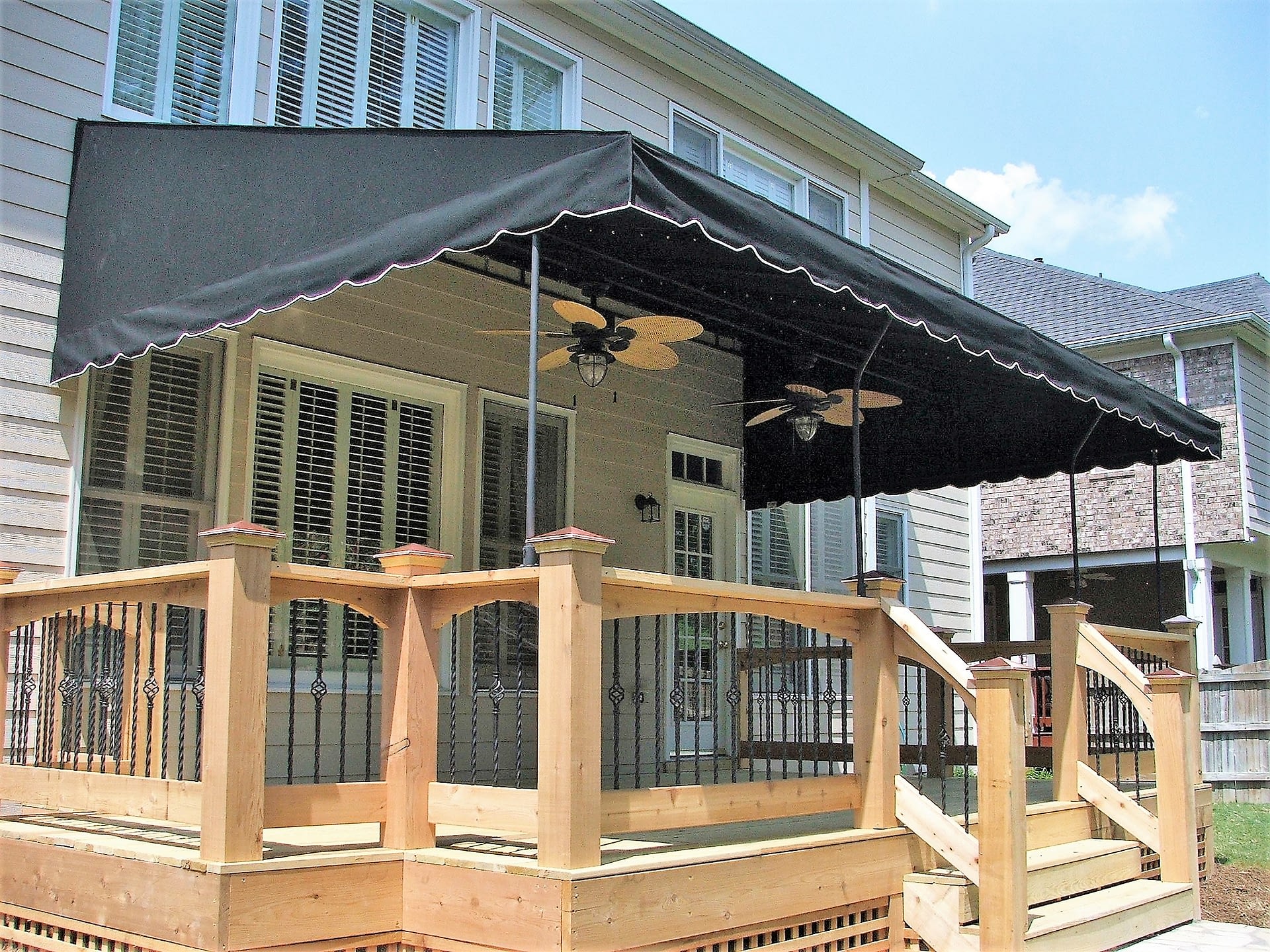 It s Summer It s A New Home  Why Not the Best Deck Awning  